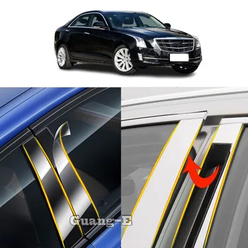 Авто TPU/Лъскаво огледално стълб, тампон на скарата, за Довършителни работи на врати, Прозоречни корнизи, Стикери, Аксесоари 6ШТ за Cadillac ATS-L ATS CT4 2013-2020
