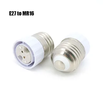 1/5шт E27 към MR16 до E27, Лампа на Притежателя на основание лампи Преобразувател на контакта на притежателя лампи Led Адаптер на Винт E27 към GU5.3 G4