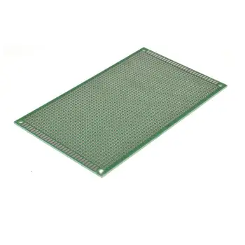 1 бр. ПРОТОТИП на ПЕЧАТНА платка с размери 9x15 см, 2 слой на лентата 9*15 см, универсална такса, двустранен 2.54 мм, зелен