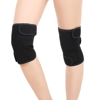 1 чифт самонагревающихся термоусадочных ръкави Унисекс, еластичен наколенник, наколенник за подкрепа на коляното, протектори за коленете, притопляне за коленете