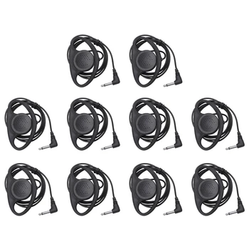 10X Монофонични слушалки, Двоен жак 3,5 мм за преносими КОМПЮТРИ, Skype Voip ICQ