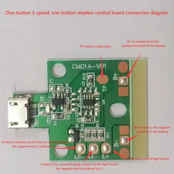 1БР USB Батерия Захранване Вградено Управление на Зареждането на Сензорен Димер Фенерче САМ Настолна Лампа Дъска Аксесоари