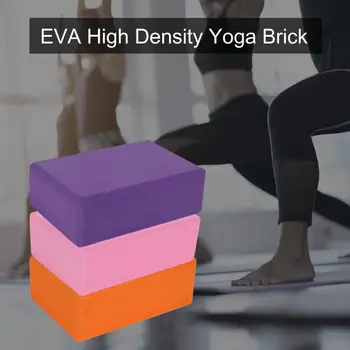 2 елемента EVA Гимнастически блокове Пенопластовый тухла Тренировъчен комплект за упражнения, инструмент за йога, възглавница за стрии, блокче за йога