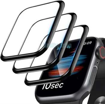 200шт Защитно Фолио за екрана с Пълно Покритие Мека Филм За Apple Watch Series 8 Ultra 7 6 5 49 мм 45 мм 44 мм Не Стъкло За Iwatch 4 3 2 1