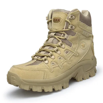 2023 Нови Военни Обувки Пролет Лято Есен Военни Артистични Обувки Здрав Мъжки Кожени Обувки Със Среден Ръкав От Изкуствена Кожа Тактически Обувки