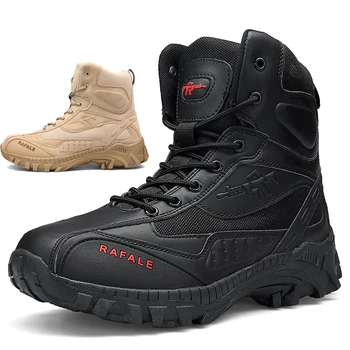 2023 Ново записване, военни обувки, мъжки тактически армейските обувки за мъже, работа защитни обувки големи размери, ботильоны, тактически обувки, мъжки