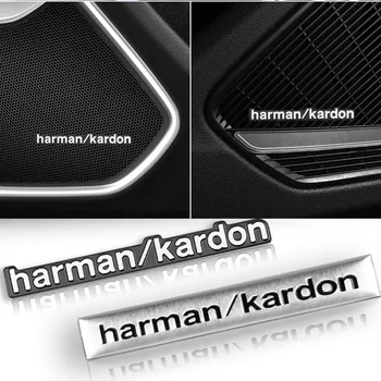 3D Алуминиеви Стикери С Емблемата на Harman Kardon Badge За Porsche Boxster Cayenne Panamera Macan Cayman 911 918 996 991 917 718