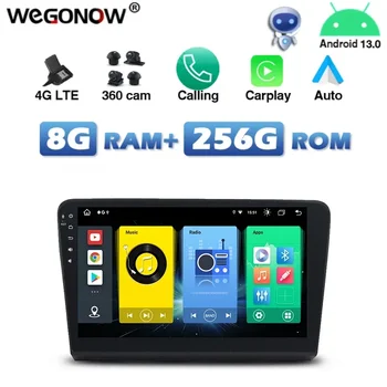 4G СИМ Кола DVD плейър, Безжичен Carplay Auto Android 13,0 8G + 256G GPS Карта RDS Радио, wifi, Bluetooth За VW BORA 2012-2014 2015