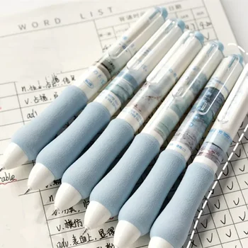 6шт Гел писалка Simplicity Корейската мода Creative Ocean Series Канцеларски материали Гел писалка 0,5 m Черно мастило, Писалка за писане Студентски аксесоари