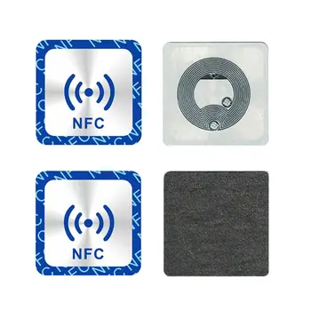 6ШТ Универсални етикети NFC Ntag213, Антиметаллическая стикер NTAG 213, метални значки, маркерная етикет за смарт мобилни телефони