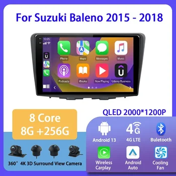 Android 13 за SUZUKI Baleno 2015 - 2018, За автомобилното радио Мултимедиен плейър Навигация за Carplay GPS Стереоплеер DVD кола