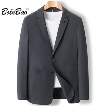 BOLUBAO 2023, блейзери за почивка, костюм мъжки, Корейската версия, Приталенное бизнес палто, висококачествен дизайн на trend костюм за мъже