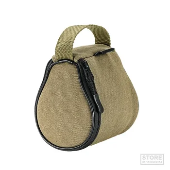 CAMPINGMOON Сиера-чаша чанта за носене чанта за съхранение за купата на Сиера памук платно чанта за къмпинг 