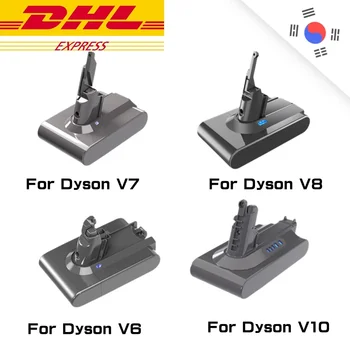 DHL Доставя 21,6 В 8Ah на Изменението на Литиевую Батерия за Дайсън V6, V7 на V8, V10 Серията SV12 DC62 SV11 sv10 Резервен Ръчна Прахосмукачка