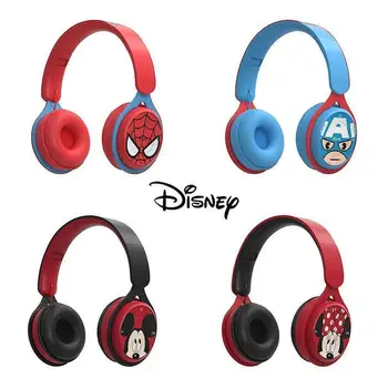 Disney Marvel Безжични Bluetooth Слушалки Y08 HIFI Surround Sound Сгъваеми Слушалки за Лаптоп с Микрофон за Деца, Аниме Подарък