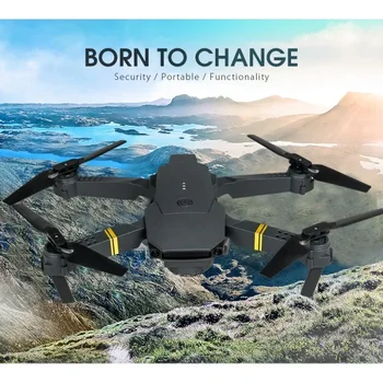 E58 Безпилотни летателни апарати Горещ Мини-Дрон с 4K камера HD, WIFI FPV Квадрокоптер Сгъваем Комплект за управление на Преносими играчка