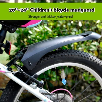 Easydo 1 Двойка Сгъваеми Детски Велосипедни Крилата калник на задно колело Предни Задни Прахоустойчив, За 20-24 инчов Велосипедни Аксесоари