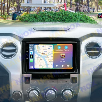 HANNOX за Toyota Tundra XK50 Авто радио, Мултимедиен плейър, GPS Навигация, Android, съвместим с Bluetooth, без 2din, 2 din dvd