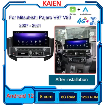 KAIEN За Mitsubishi Pajero V93 V97 2007-2021 Радиото в автомобила Android 12 Автонавигация GPS Стерео DVD Видео Мултимедиен Плейър DSP 4G