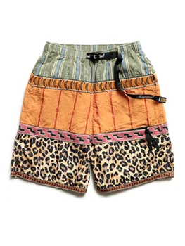 Kapital Японски стил на Хавайски плаж Тигровая леопардовая ред Японски модни ежедневни панталони Мъжки камуфляжные свободни панталони