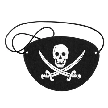 Pirate Лента За Коса и Превръзка На Окото Cosplay Парти Hairhoop Хелоуин Подпори
