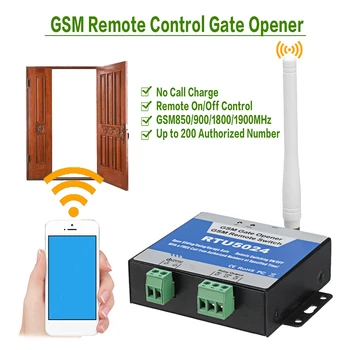 RTU5024 GSM Отваряне на порта за Дистанционно Управление на Достъпа До врати, Включване/Изключване на Безплатни телефонни Разговори и SMS командата Подкрепа 850/900/1800/1900 Mhz plug EU