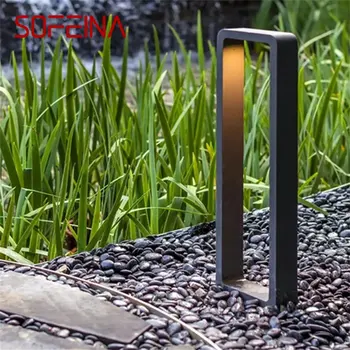 SOFEINA Модерен Газонный Лампа, Алуминий IP56 Водоустойчив Led Лампа Творчески Декоративни храсти За градината Вили, къщи за дуплекс Парк