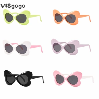 VISgogo Детски слънчеви очила за момичета и момчета, Прекрасни слънчеви очила с защита от uv под формата на banta, модни слънчеви очила за деца на открито