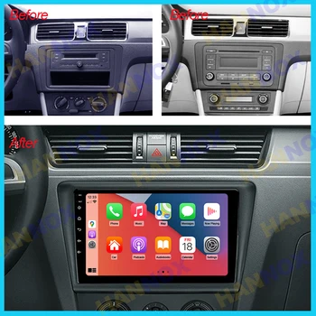 Авто Мултимедиен радио и видео за Skoda Rapid Seat Toledo 2013 -2017 2018 2019 2020 Carplay Android GPS Navigation 2 Din