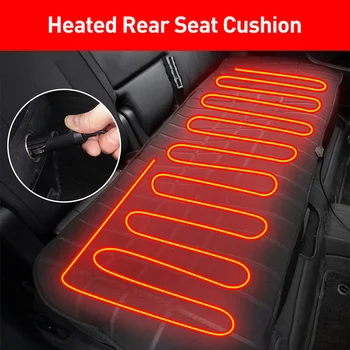 Авто Отопление на задната седалка 2-ри ред, Възглавници-топло 12 В 24 В, Универсален Зимата Нагревател, Защитни Аксесоари за нагревател