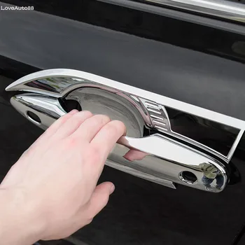 Автомобилна ABS Хромирана дръжка Защитно покритие Вратата се дръжка, Външни декоративни купички за Toyota Camry XV70 2021 2018 2019 2020 Автомобилни Аксесоари