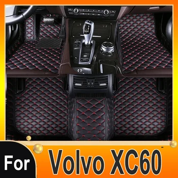 Автомобилни стелки за Volvo XC60 2018 2019 2020 2021 2022 Потребителски Автоматично накладки за краката Автомобилни Килими и Аксесоари за интериора