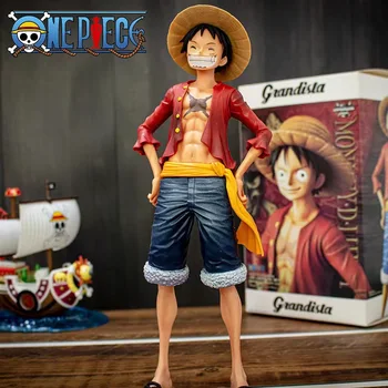 Аниме One Piece Сламена шапка Crew Monkey D Luffy Играчка PVC Фигурки са подбрани модел Кукли, Играчки за деца Подаръци за рожден ден