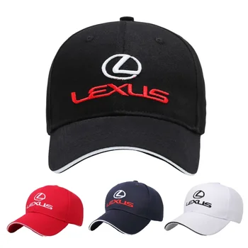Бейзболни шапки с бродерия за мъже и жени, бейзболна шапка с логото на Lexus, нова мода състезателна бейзболна шапка, регулируема защита от слънцето, спорт на открито, голф
