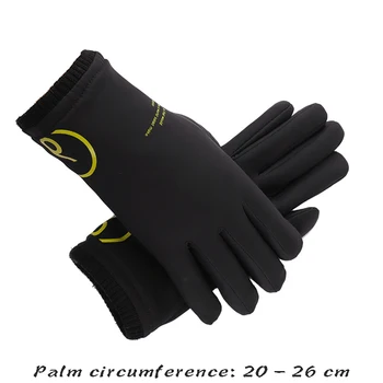 Висококачествени зимни ръкавици с пълни пръсти за мъже, плюшен облицовки, топло за ръце, сензорен екран, водоустойчив нови 2023, черни ръкавици