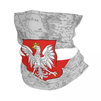 Герб и знаме на Полша, зимни топло за врата, женски ветрозащитный шал-обвивка за лице, туризъм гетра, превръзка на главата