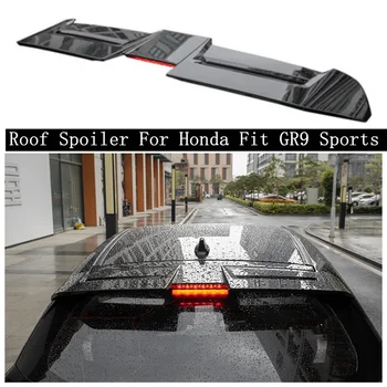 За Honda Fit GR9 Sports (led подсветка) 2021 2022 2023 Висококачествен ABS Черен Спойлер на Покрива и Задния Багажник, Сплитер