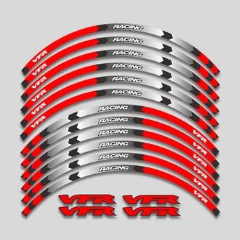 За Honda VFR750 VFR800 VFR1200 VFR1200F VFR750 800 1200 1200F Аксесоари За Колела на Мотоциклети Етикети На Ступицу Джанти С Светоотражающей Ивица
