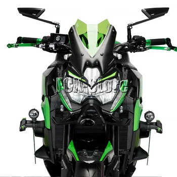 За Kawasaki Z900 2020 2021 2022 Нов мотоциклет Z 900 от въглеродни влакна с отворен преден спойлером Winglet Аеродинамичен комплект крило Spoiler