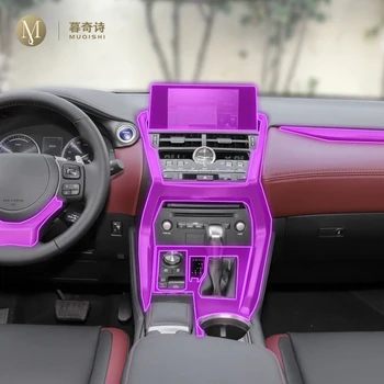 За Lexus NX 200 300h 2015-2021 Филм за купето на автомобила инструментално табло пиано централна конзола на скоростния Срещу надраскване, Прозрачен филм TPU