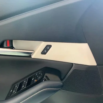 За Mazda CX-30 CX30 2020 2021 2022 Стил на колата е от въглеродни влакна Вътрешна Врата копчето на Кутията Врата Купа Рамка за Декорация Стикери Аксесоари