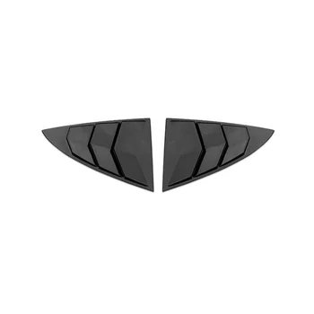 За Tesla Model 3 Y-образна задна решетка с триъгълни пайети и детайли за промяна на външността, ярко черно, A