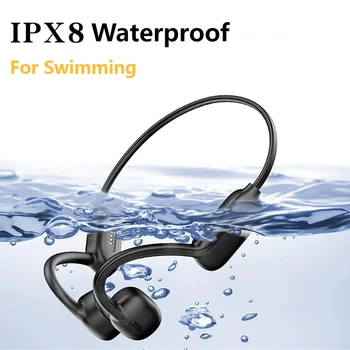 За XIAOMI Плувни Слушалки С Костна Проводимост IPX8 Водоустойчив 32 GB MP3 Плейър, Hi-Fi Безжична Bluetooth-Слушалки с Микрофон Слушалки