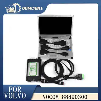 За един инструмент за диагностика Volvo Vocom с ПР 2.8.150 скенер за диагностика на Volvo truck Euro6 FH, FM Vocom 88890300 с лаптоп CFC2