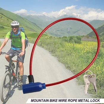 Здрав висококачествен практичен нова технологична среда за планински велосипед Метален заключване Противоугонный жично заключване Противоугонный жично заключване