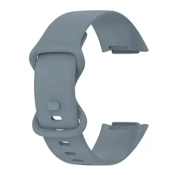 Каишка за часовник Силикон водоустойчив каишка за часовник, каишка за китката-гривна за аксесоари за умни часа Fitbit Charge 5