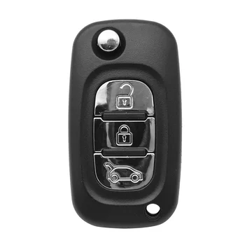 Калъф за дистанционно на ключа на автомобила Renault Fluence Megane Clio, Kangoo Master Modus, Ремкомплект за смяна на ключове, 3 бутона