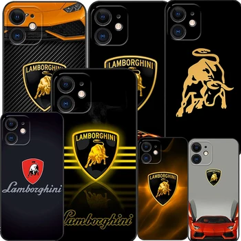 Калъф за телефон L-Lamborghinis За Apple iPhone 15 13 12 11 14 Pro Max Puls Mini XR XS X Max Моден Мек Калъф За Телефон от TPU