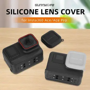 Капак на обектива Insta360 Ace Pro, устойчив на надраскване силиконов защитен калъф За аксесоари спортни камери Insta360 Ace