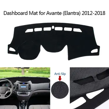 Капак табло на автомобила за Hyundai Elantra Avante 2012-2018 Подложка за арматурното табло Подложка за таблото на сенника за леворульных